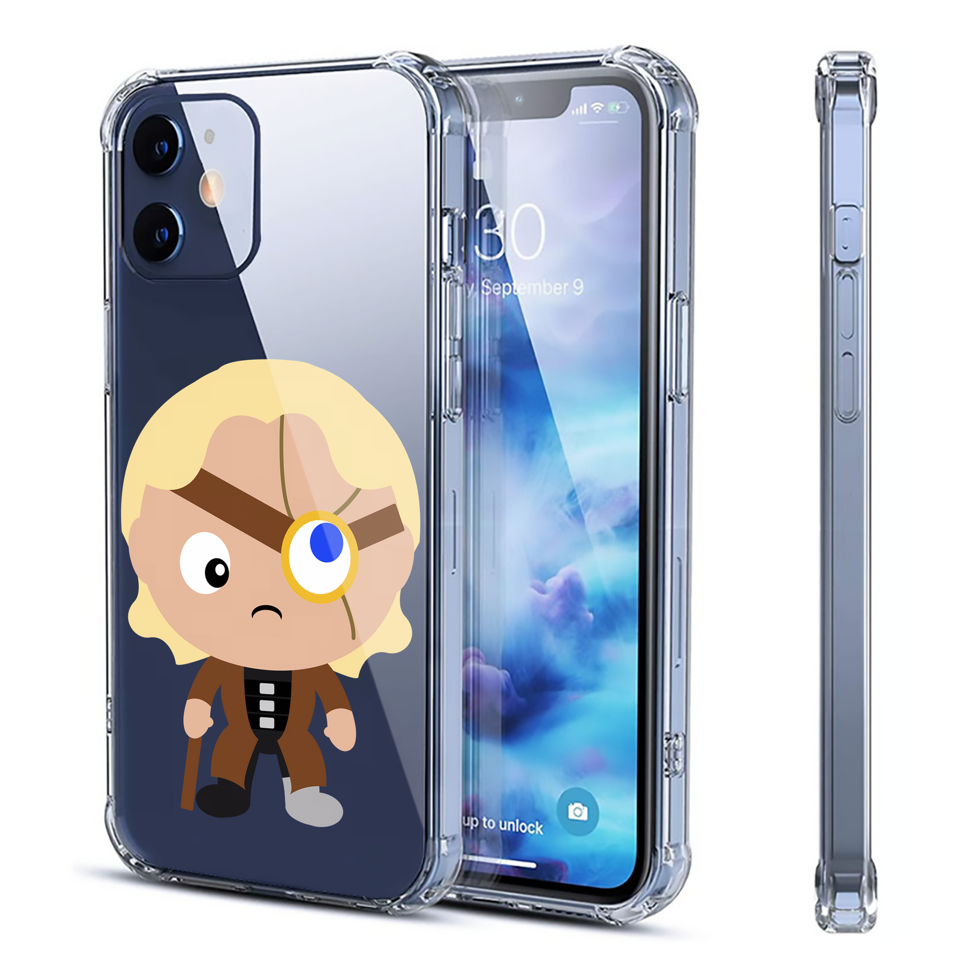 （画像用） Harry Potter ハリー・ポッターシリーズ 【iPhone 12シリーズ対応】透明スマホケース（クリアソフトケース）